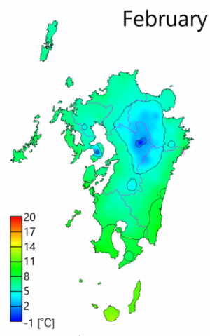 2月の気温